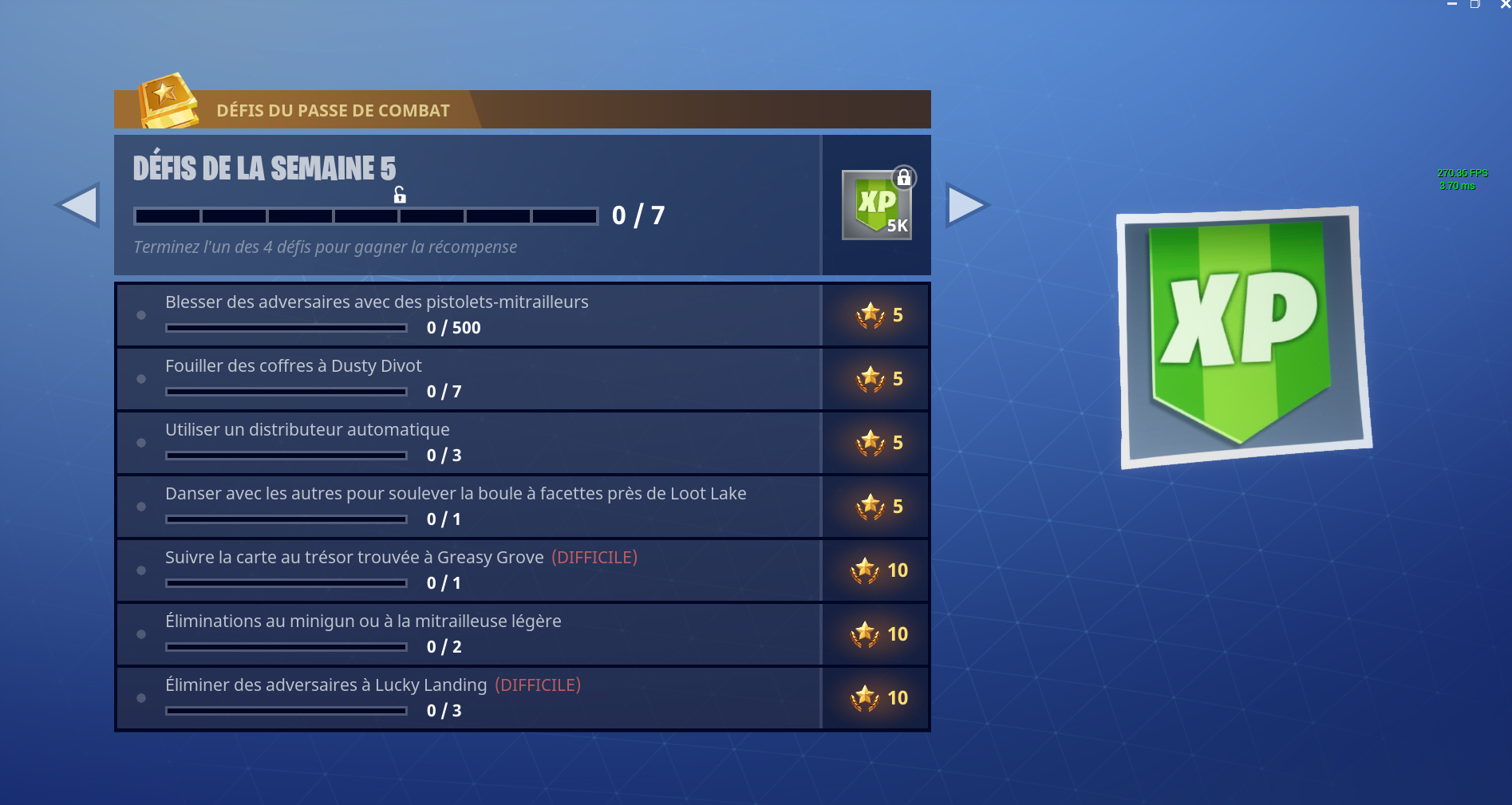 Défis Semaine 5 Fortnite Passe De Combat Saison 4 Breakflip Actualités Et Guides Sur Les 9953